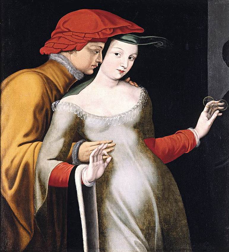 Unknown Artist, Master Of The Fontainebleau School - The Lovers